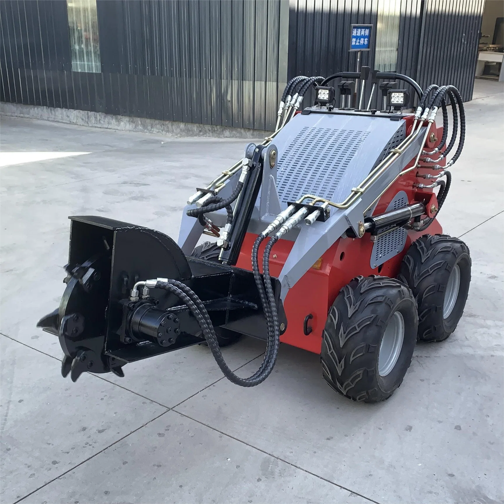 Free Shipping Skid Steer Loader Mini CE EPA Mini Skid Steer Loader Used Loaders with All Attachments and Gasoline Engine