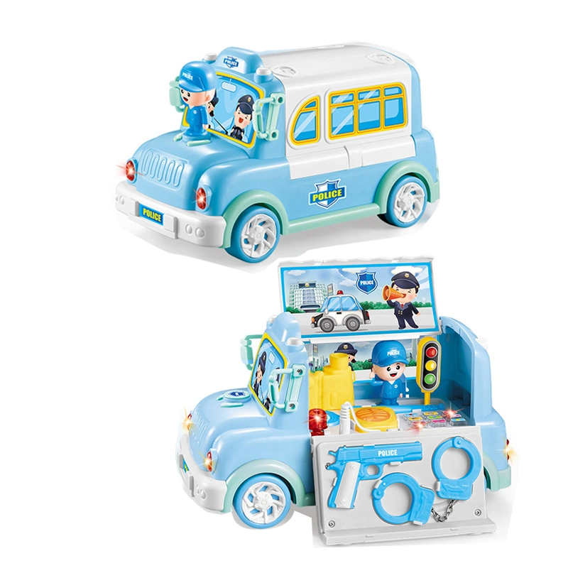 Cute Bus with Play Toy Set for Boys Gift