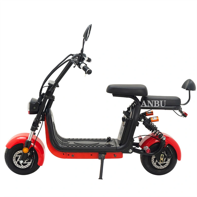 Double Scooter Électrique Citycoco Mini Bike 1000W 48V Scooter Électrique à Pneus Gras