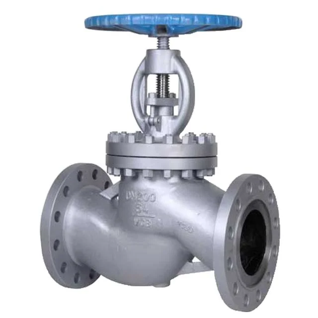 Factory Directly Supply Cast Iron Valve Body DIN Non Rising Stem DN50 Pn25 Flanged GS-C25 Bellows Seal Globe Valve