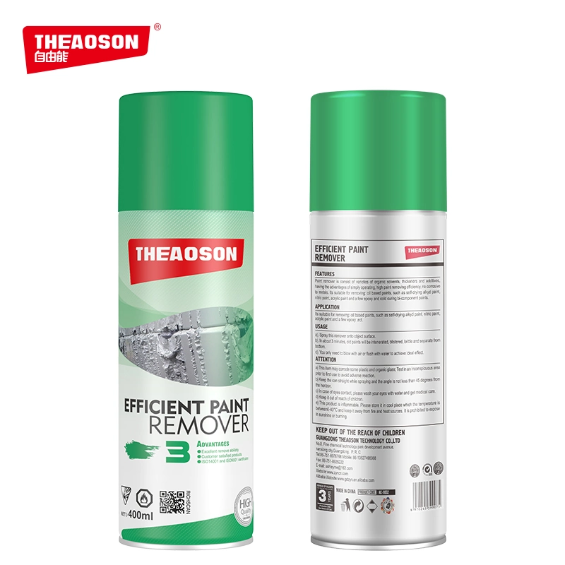 Theaoson - removedor de tinta eficiente de 400 ml para removedor de riscos de tinta para automóveis