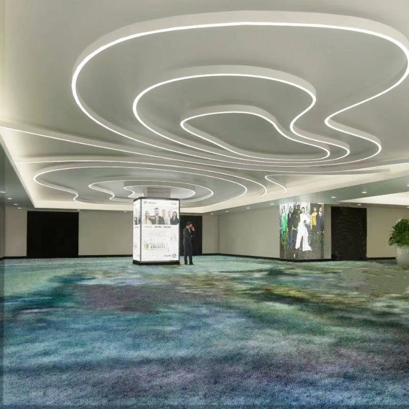 Maßgeschneiderte Kronleuchter Pendelleuchte LED-Linear-Licht für Hotel Konferenzraum, Restaurant