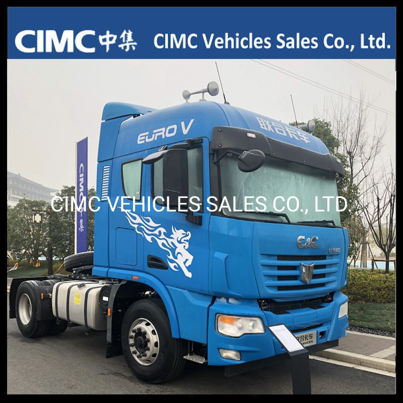 China C&C/Cimc 6*4 380HP Heavy Duty Truck Tractor