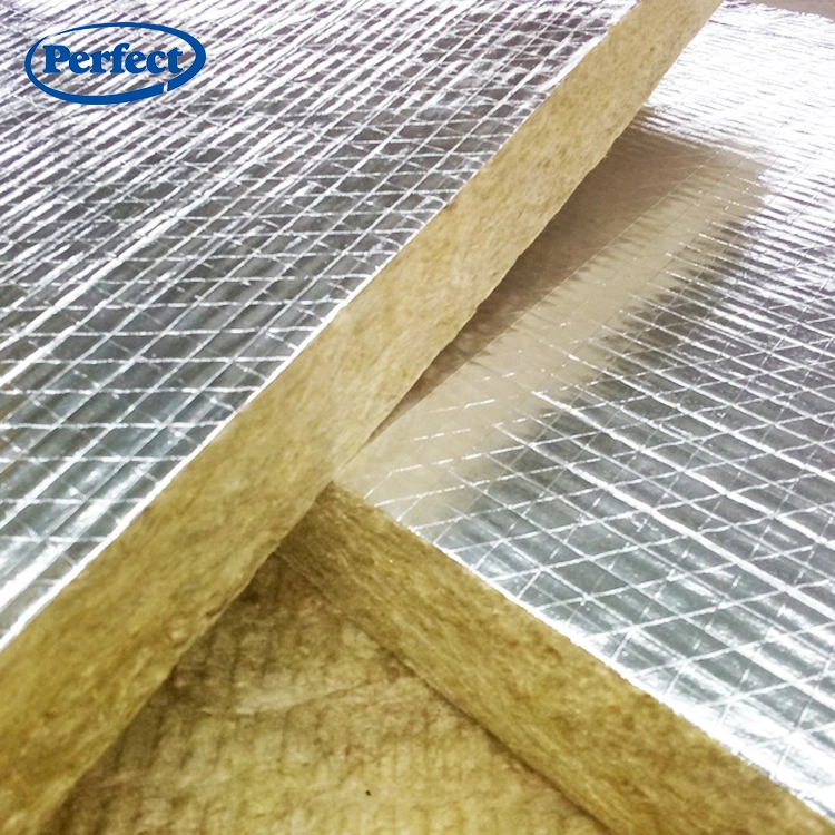 Construction Materials Thermal Insulation Board Mineral Wool/Stone Wool/Rock Wool /Rockwool with Alu Foil Fsk Facing