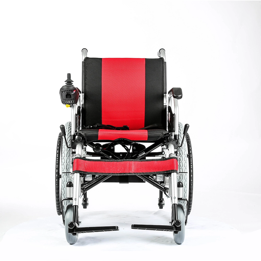 Factory Supply Loading Capacity 100 Kg Lithium Battery Electric Power Wheelchair Lightweight