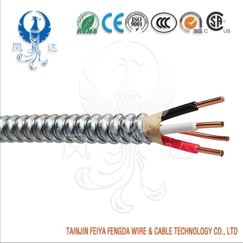 Type AC90 Acwu90 Mc Interlocked Aluminum Armored Electric Wire Bx