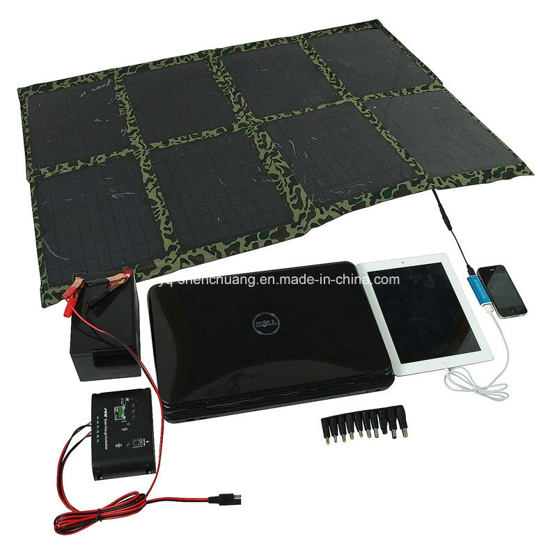 5W-150W Foldable Solar Charger Bag, Solar Power Bank, USB Portable Solar Panels