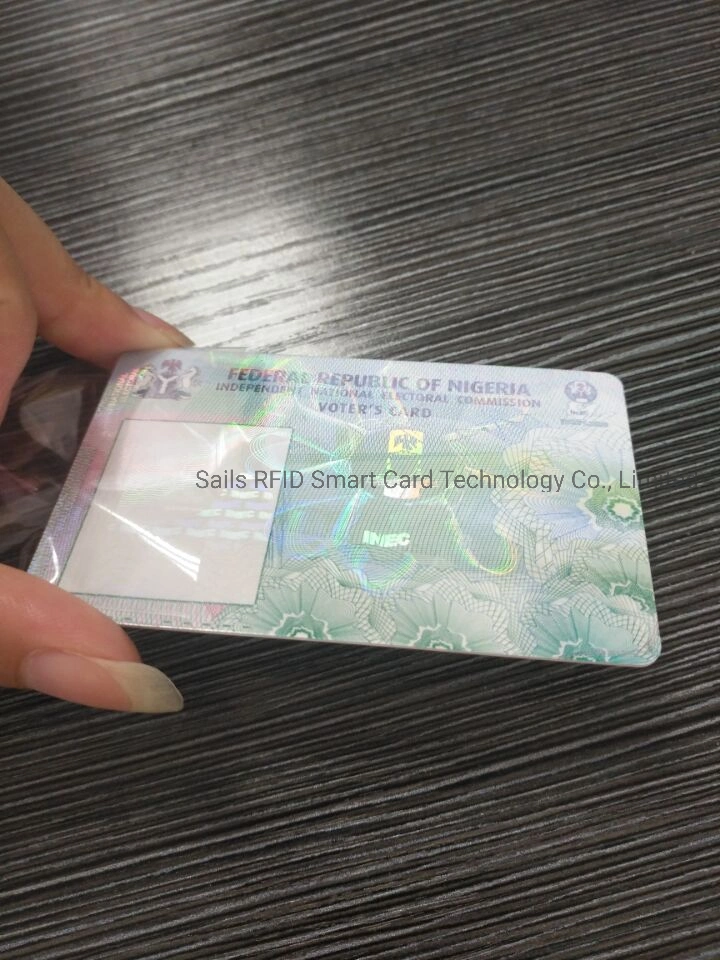 Printed PVC Membership ID Card Plastic Loyalty Gift Card with 3D Hotstamped Hologram