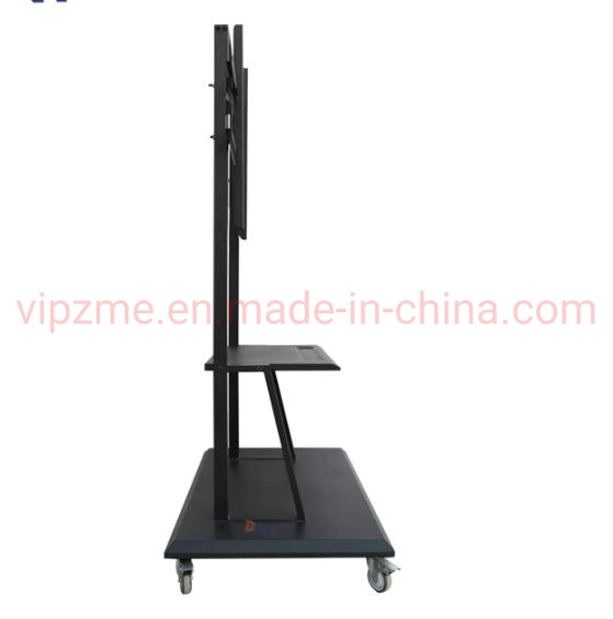 Flat Panel TV Moveable Floor Stand with Wheels AV Shelves