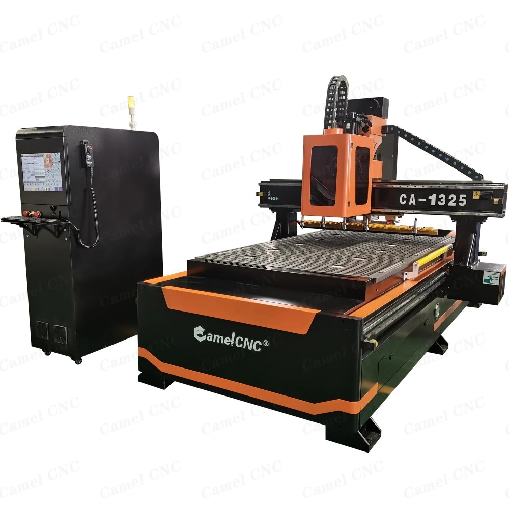 Ca-1325 1530 Router CNC lineal MDF Cambiador automático de la Carpintería CNC ATC de instrumentos de la línea de producción de muebles