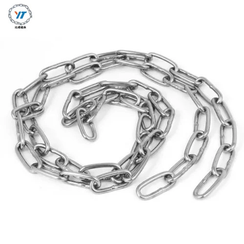 Scraper Side Bar Welded Steel Chain, Galvanized Even