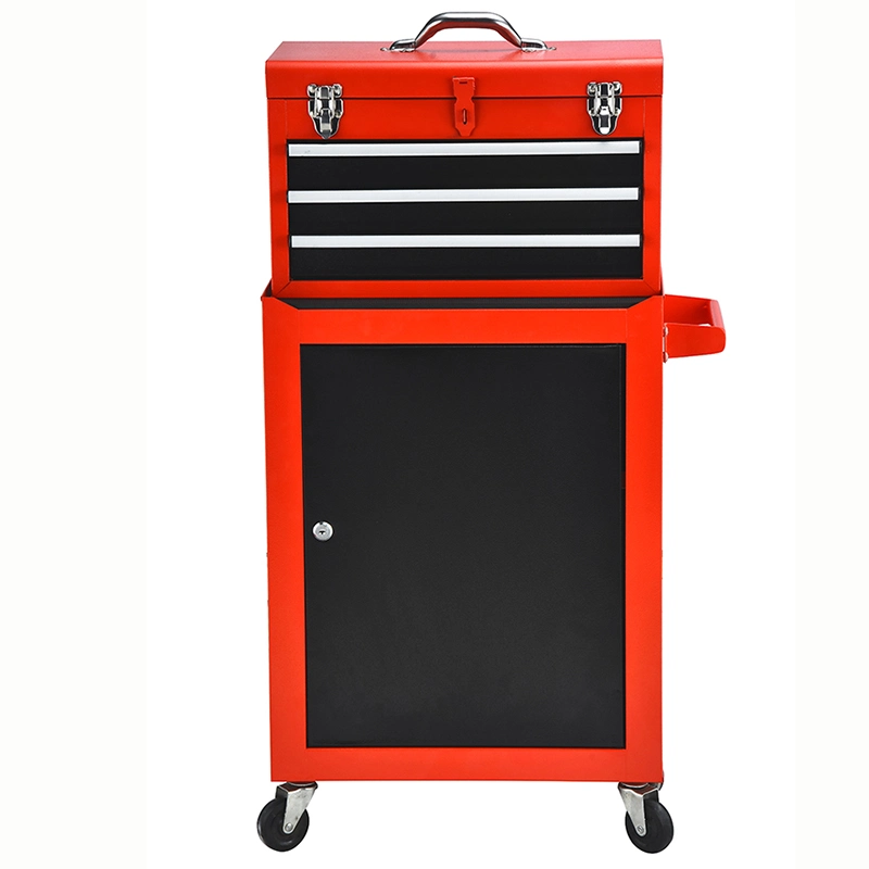 Tool Box Roller Cabinet with Top Box and Below Cart