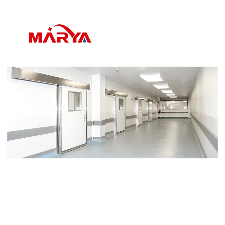 Emergency Exit Fireproof Metal Door Fire Rated Cleanroom Door with Window Vision