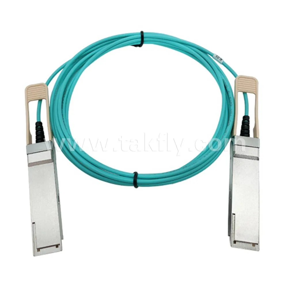 40g 25g 100g 10g Qsfp to SFP Optical Fiber Cable Active Optical Meter Active Optical Breakout Fanout Cable Aoc Active Optical Cable