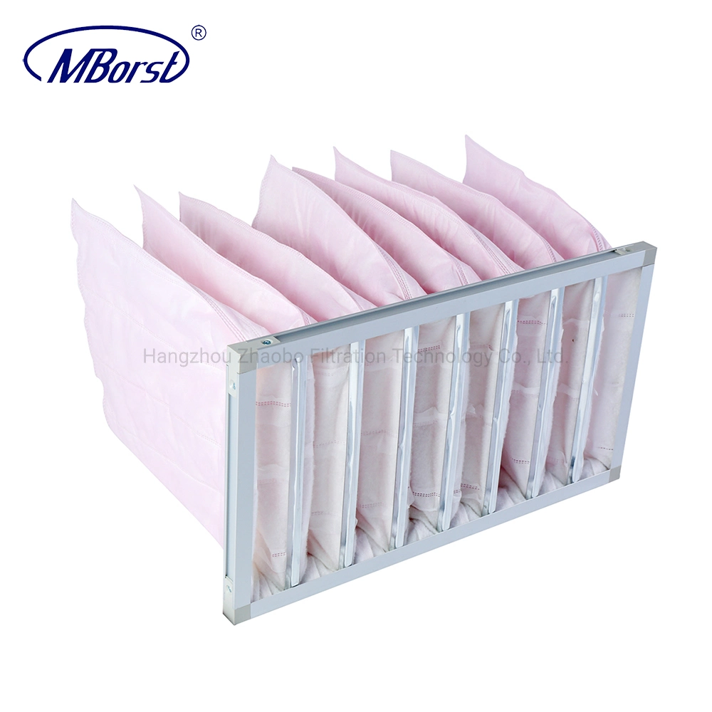 High quality/High cost performance  Medium Efficiency Pocket Filter for Air Purifier Replacement