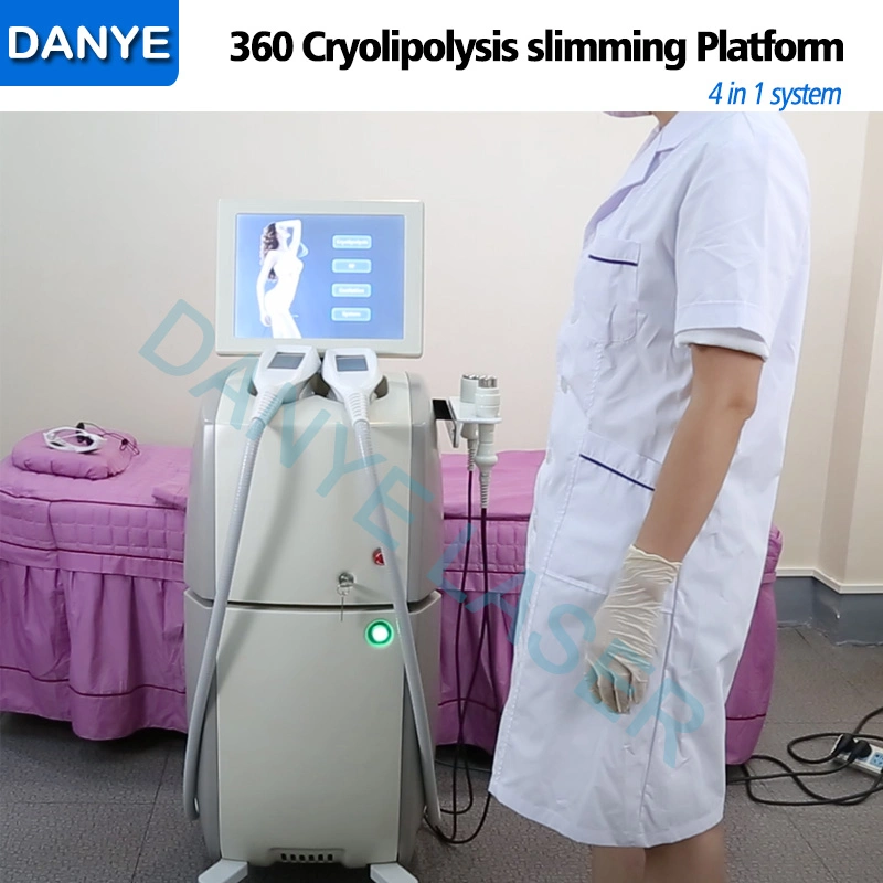 360 Cool Sculpt Cavitation RF Body Slimming Fat Loss Machine