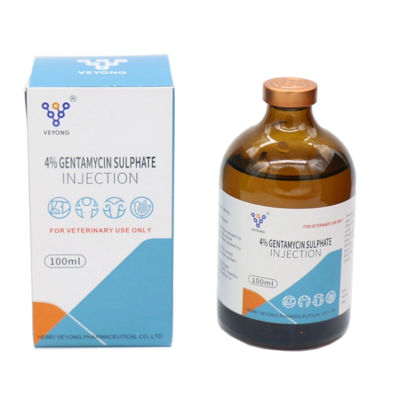 Drugs Pharmaceutical 4% Gentamycin Injection Veterinary Antibiotic Medicine Price Hot Sale 100ml OEM&ODM