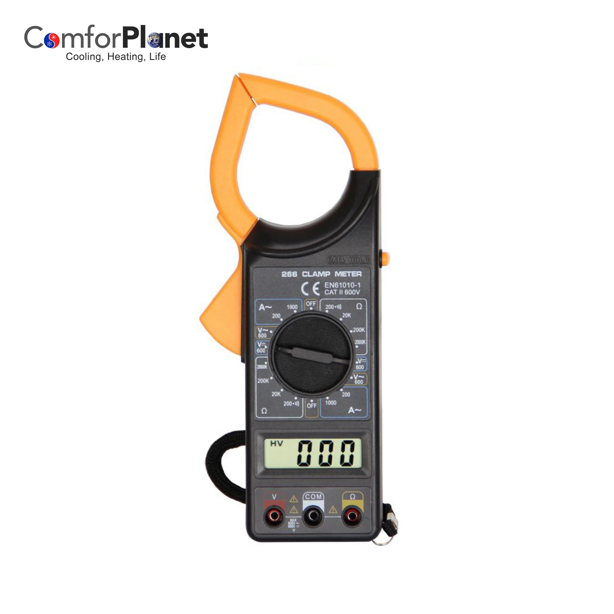 Dt-3266A Factory Price High Precision Clamp Meter for AC Current Tester LCD Display Portable Digital Clamp Multimeter