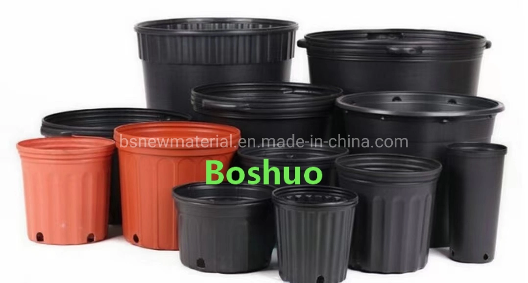 1 2 3 5 7 10 15 20 Galones Gal 10L 15L 20L 35L negro tejido plástico redondo de Plantas de Vivero Granja Jardinería Plantación de flores de plántulas de árboles de la sembradora de enraizamiento Potes