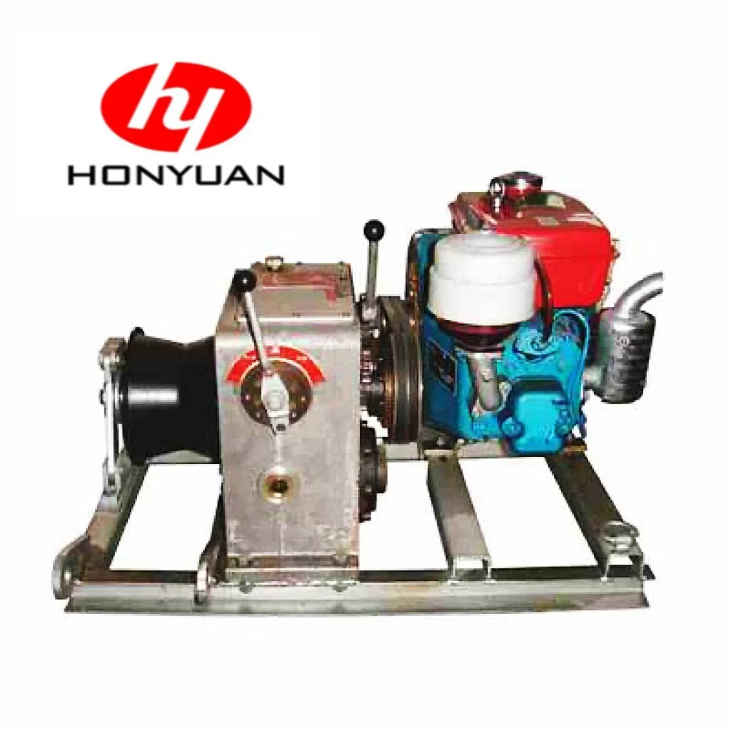 Hot Sales Diesel Engine Powered Cable Pulling Winch Machine