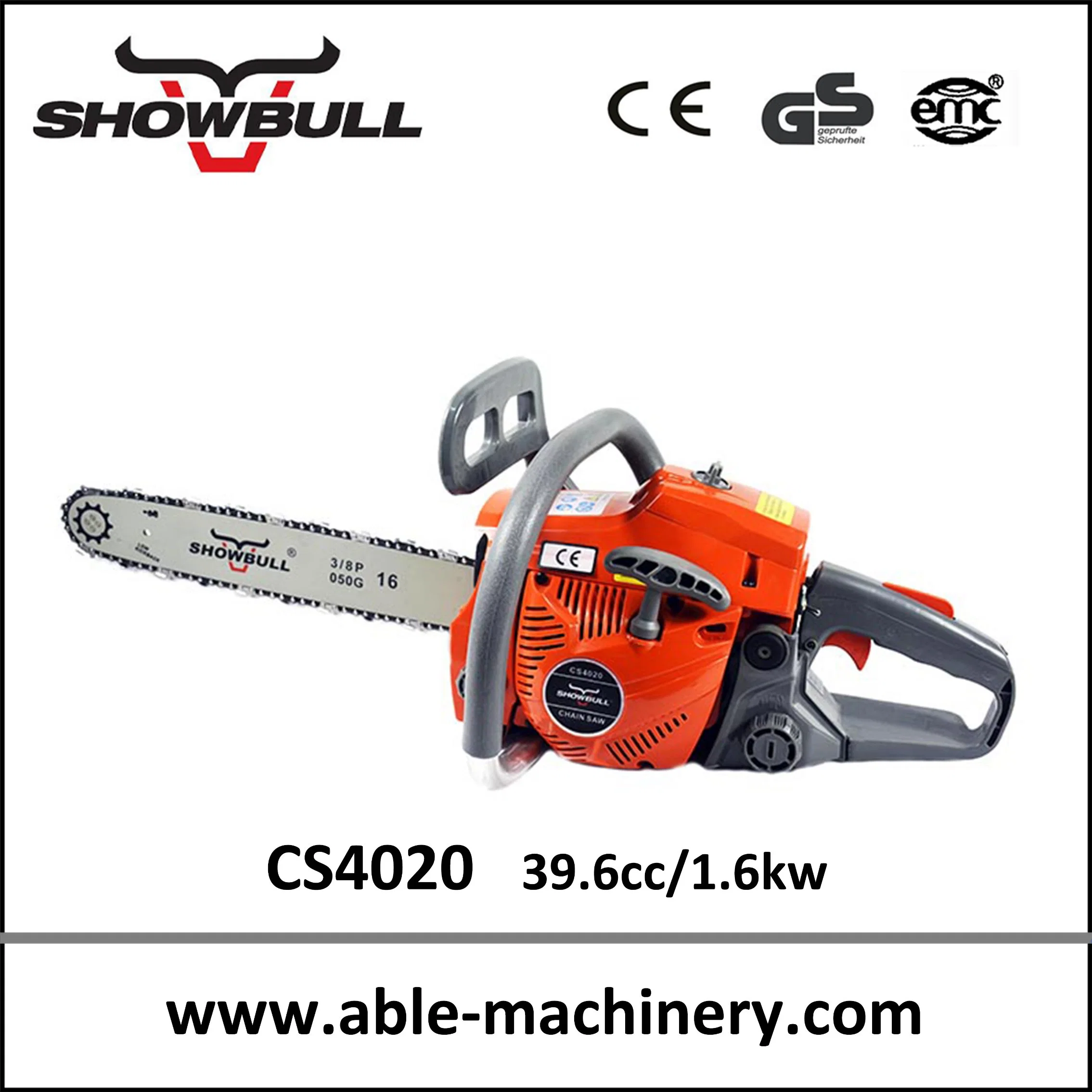 Hot Sales Showbull Nice Design Garden Tool Chain Saw CS4020