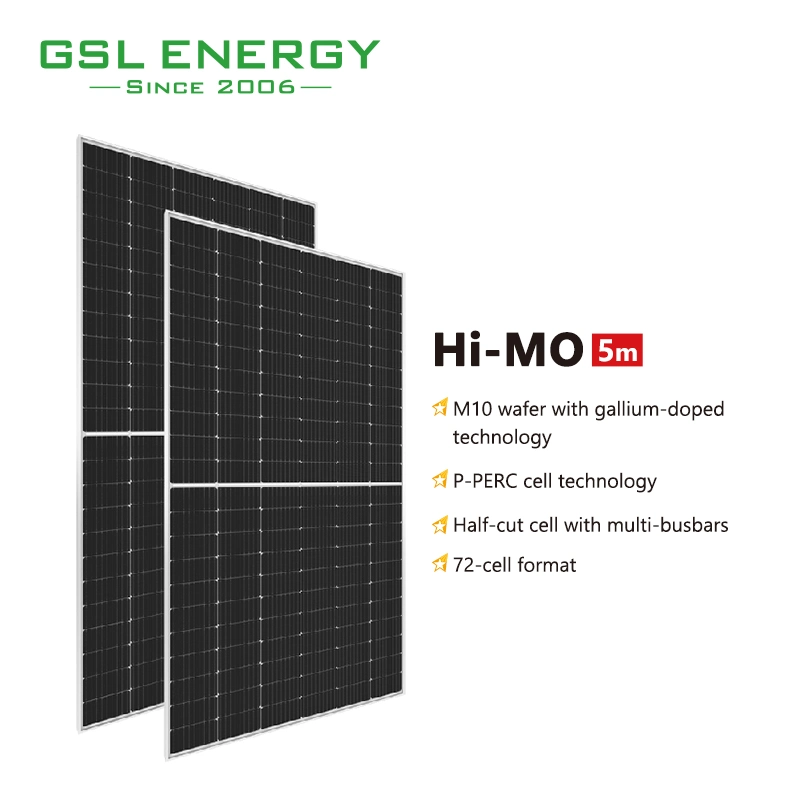 Top Sale Half Cut Cell Low Operating Temperature 535 Watt 540W 545W 550W 555W Solar Panel and Lithium Battery