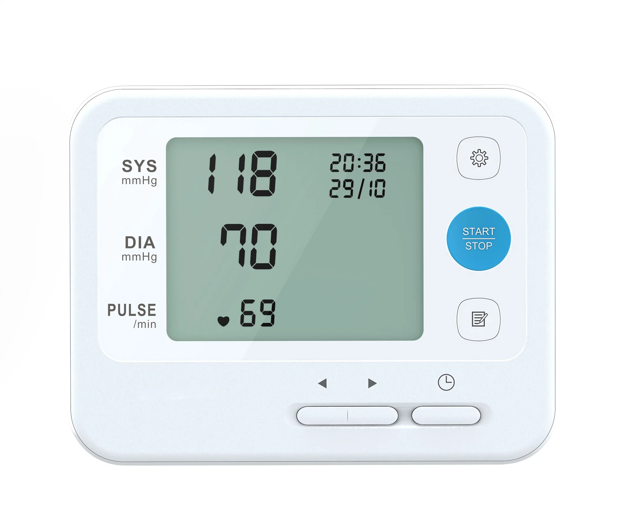 Mn-Bp002 Patient Use Pocket Automatic Arm Type Bp Test Instrument Blood Pressure Monitor with with Battery