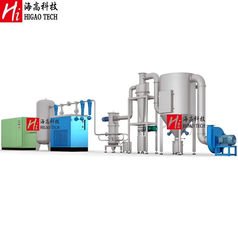 Dry Grinding Herbicide Micronized Mill Bed Fluidized Air Jet Mill Machine