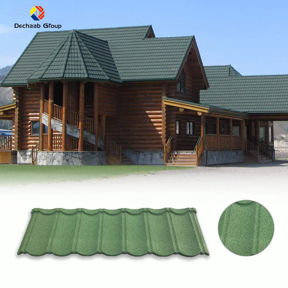 Pallet Packed Classic Roofing Tile with Modern Design Style