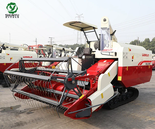 Maquinaria agrícola 102CV arroz Paddy Mundo cosechadora