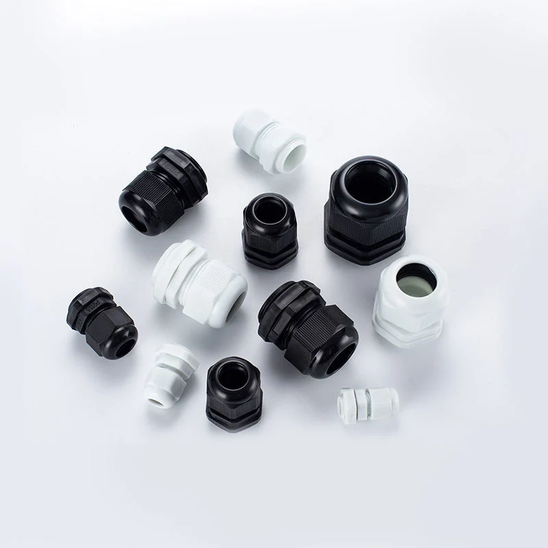 IP68 Waterproof Nylon Cable Glands Connectors with CE RoHS, Both Metric & Pg