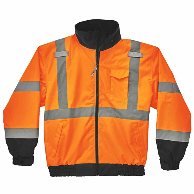 Traffic Safety Reflective Workwear High Visibility Reflective Jacket for Outdoor Activity