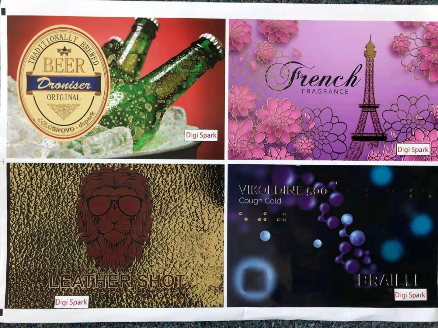 Postpress Finishing Digital Foil Stamping and Vanishing Label Enhancer