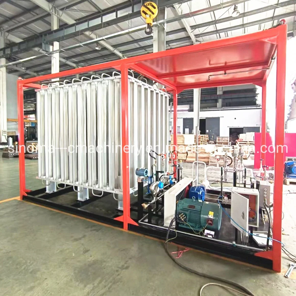 Cryogenic Cylinder Filling Pump Puming Skid High Pressure Lco2 Carbon Dioxide Pumping Units