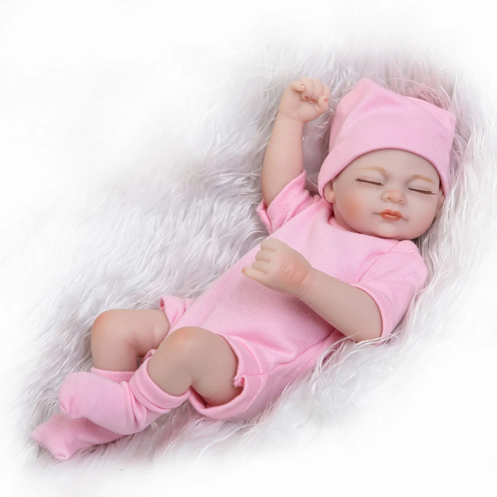 Best Selling Small Vinyi Doll Reborn Baby Cute Girl Realistic Baby Doll for Kids 10inch