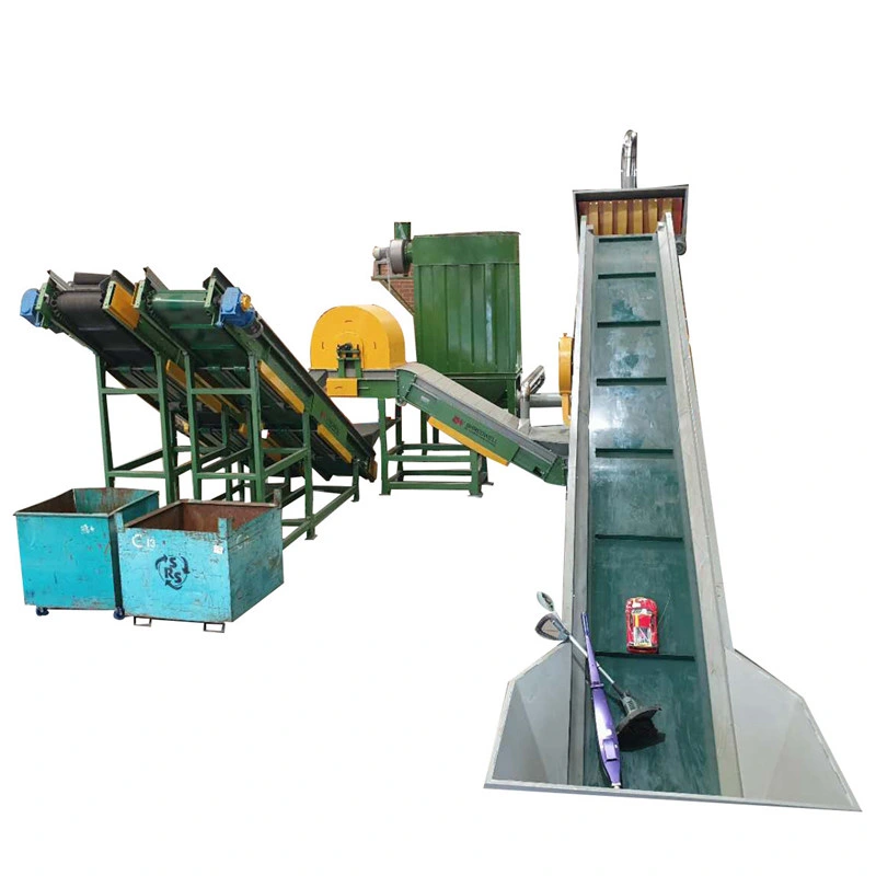 Metal Recycling Machine E-Waste Hammer Mill Shredding Equipment