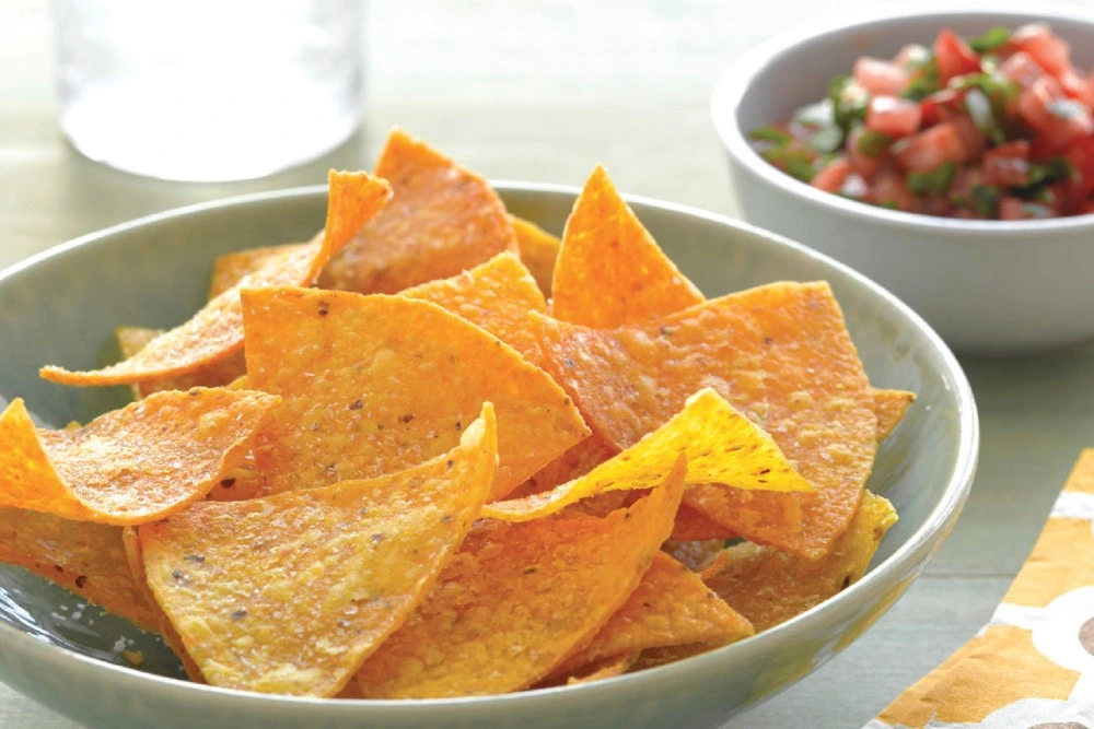 Máquina de chips de maíz de Doritos Chips Nacho máquinas de elaboración de alimentos máquina de hacer chips de maíz de Doritos