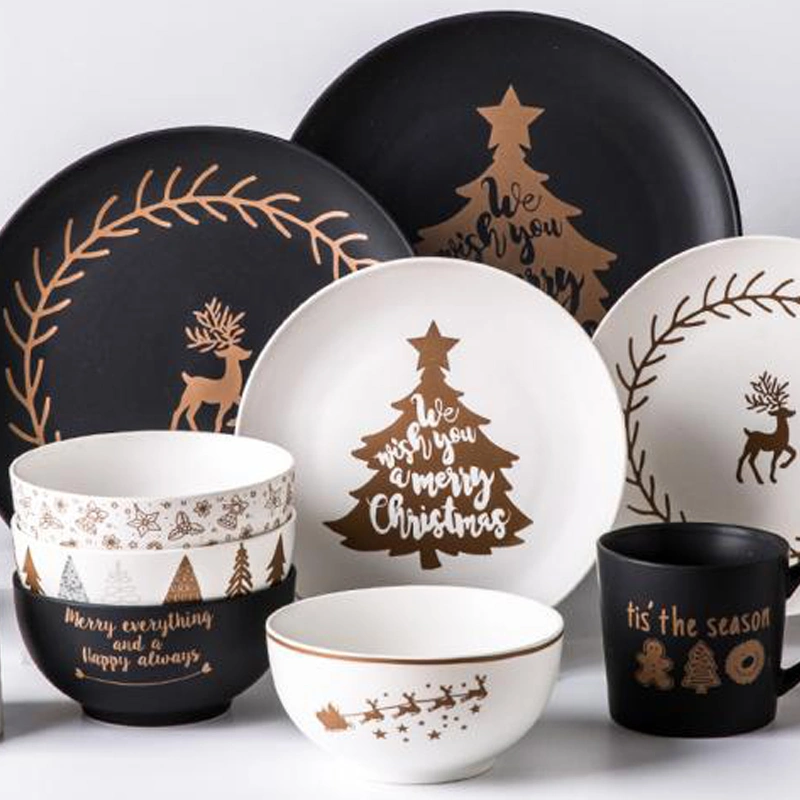 Spring Christmas New Design Dinner Set for Plate /Bowl/Mugs