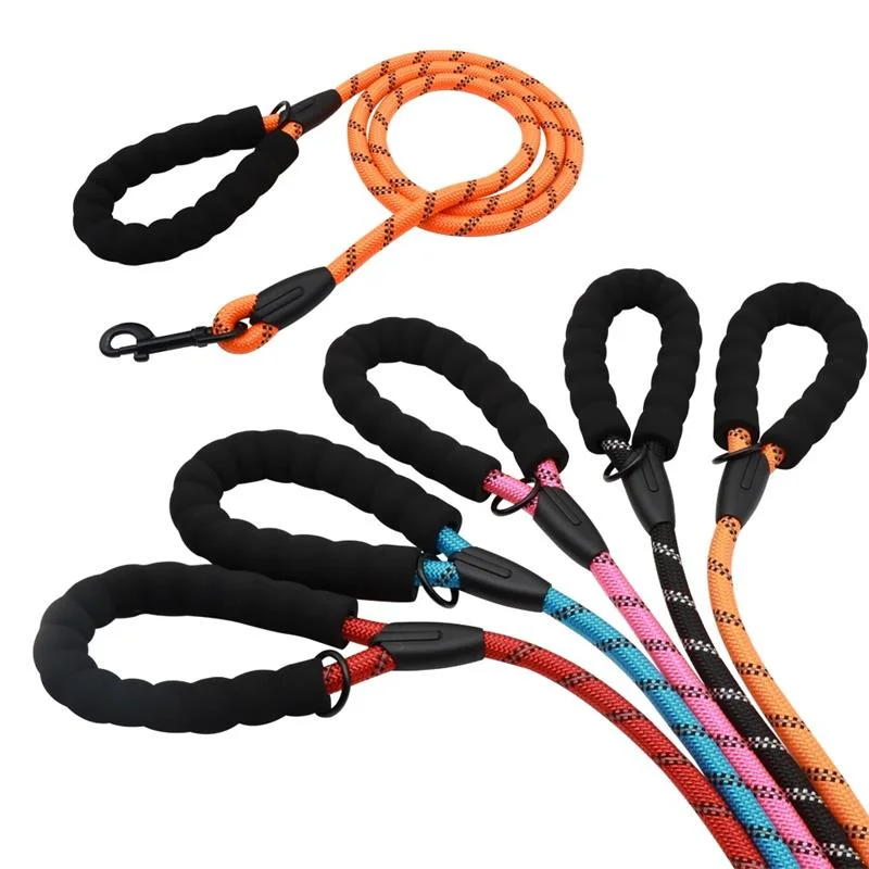 Горячие продажи E Dog Leashes прочный нейлоновый трос