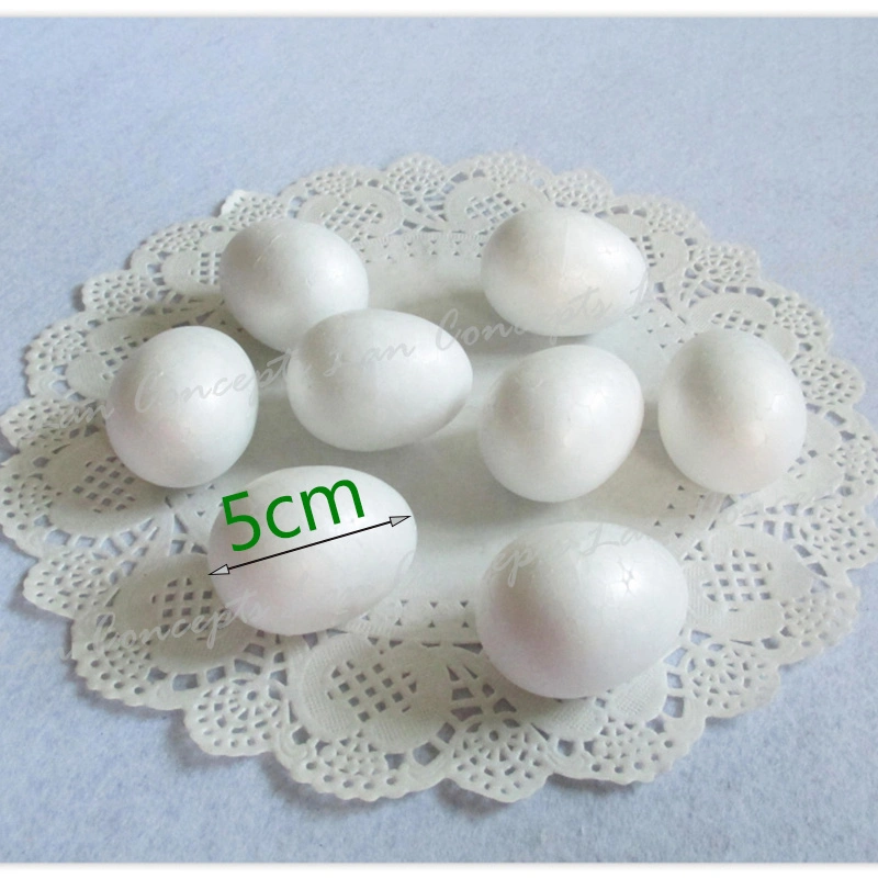 4cm Craft Styrofoam Easter Egg DIY Foam Egg for Holiday Party Decoration Easter Ornament