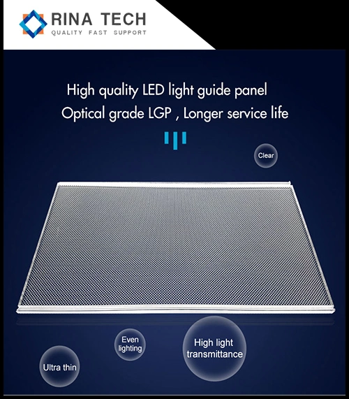 Acryl Board PMMA Lichtleitblech, PS LED-Führungsplatte für Beleuchtung
