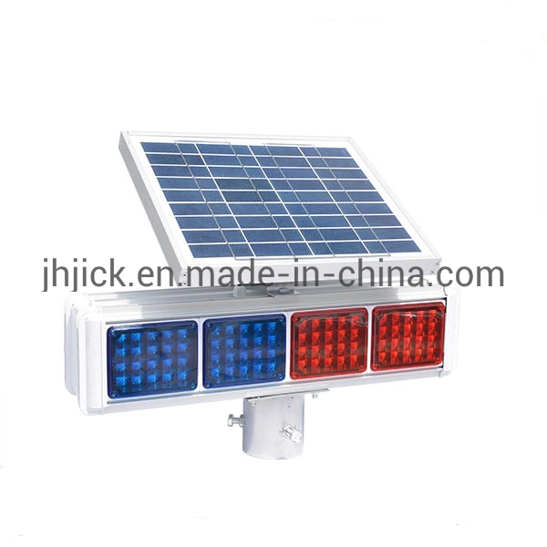 Solar Double Sides Flash Warning Light Traffic Safety Signs