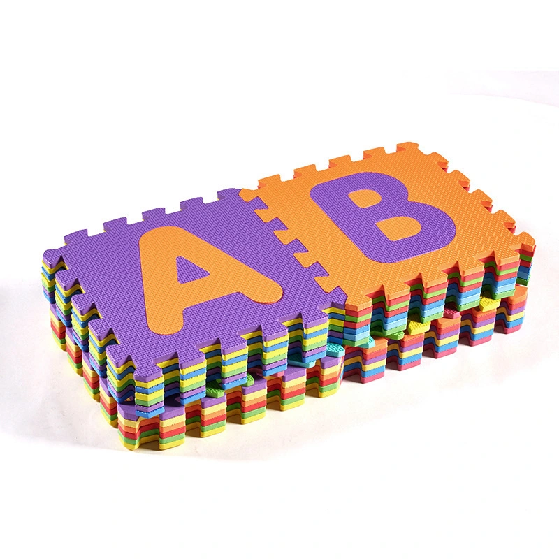 Tapete de EVA para bebê crianças crianças brincam alfabeto quebra-quebra-cabeças