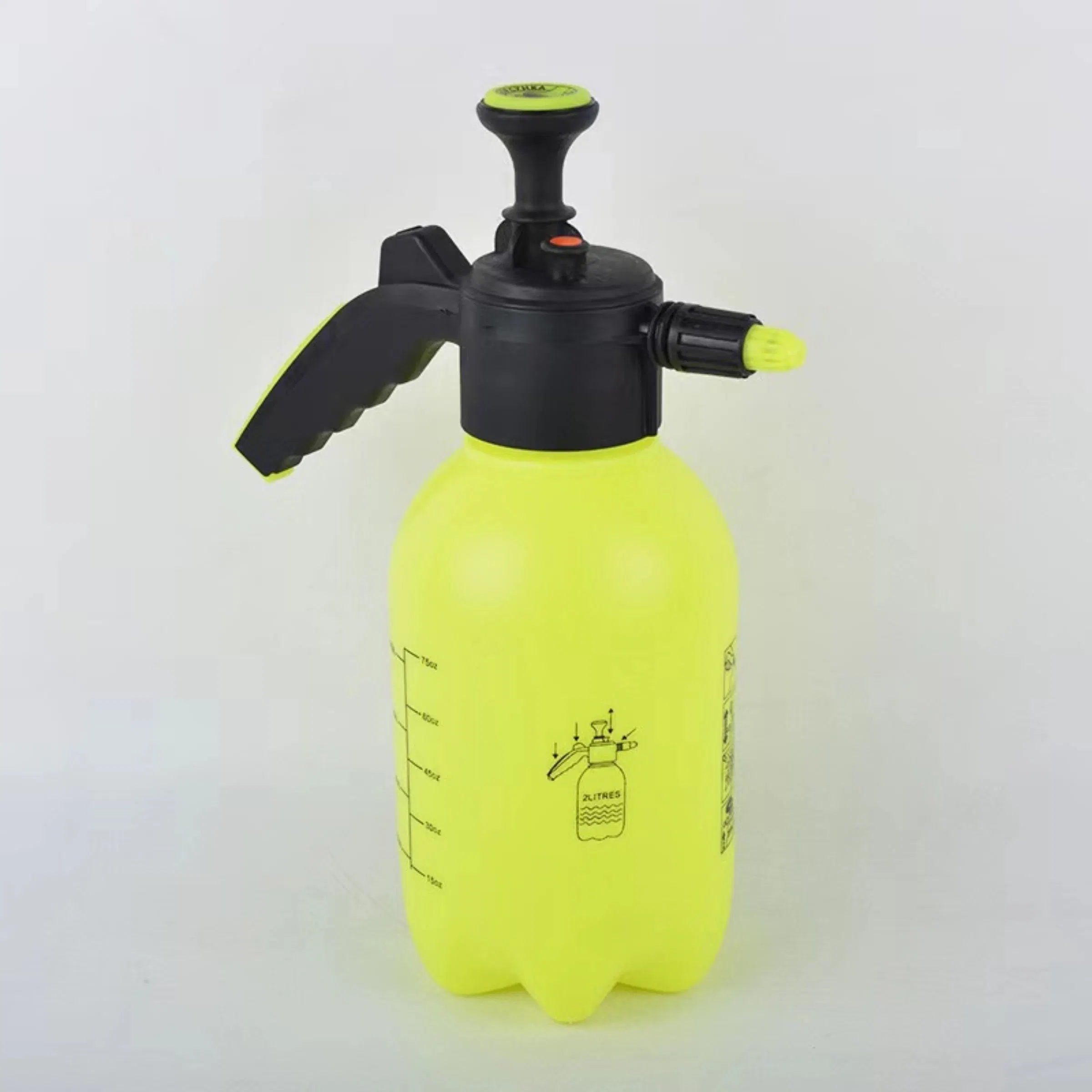 2liter Kunststoff-Pumpe Druck Einhand-Druck-Sprüher Flasche Streuseln für Dünger, Herbizide und Pestizide Bl10106