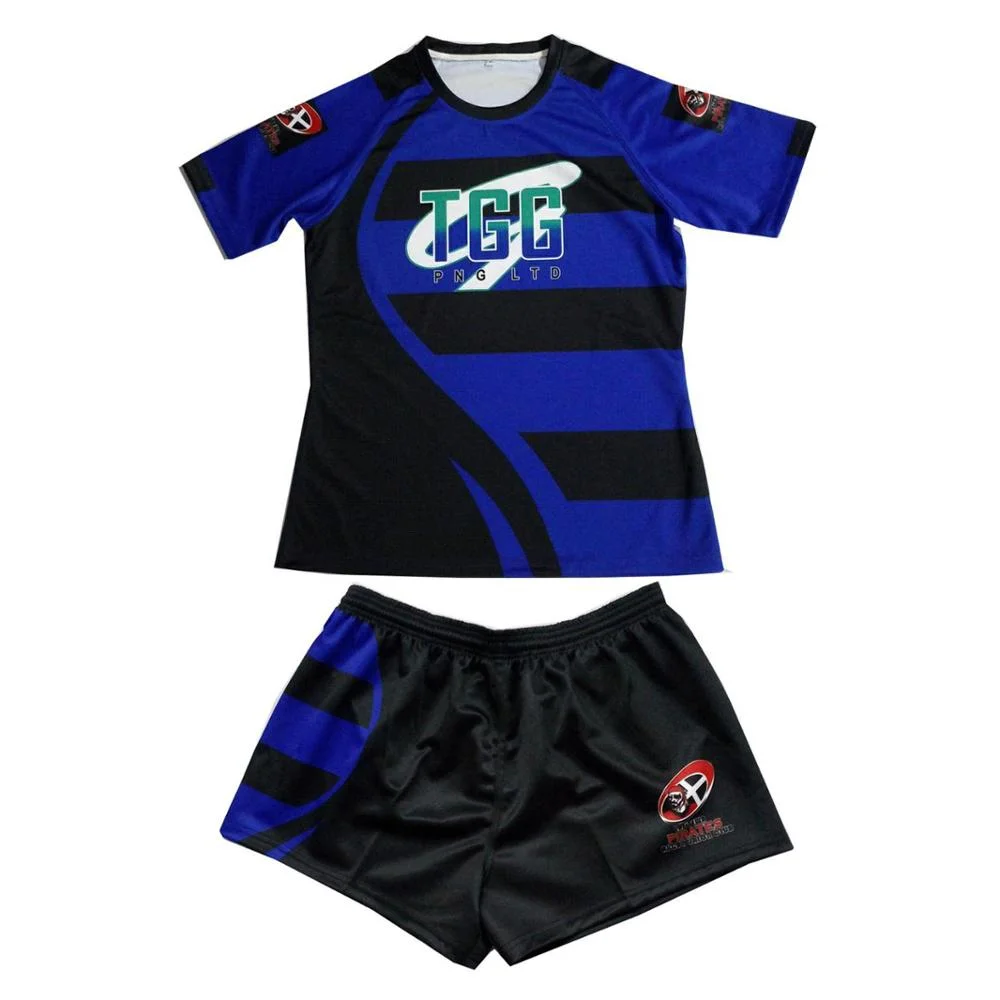 Sports Goods Custom Best Sublimation Rugby Jersey Rugby Football Wear Shirts & Tops Sportswear for Unisex Adults