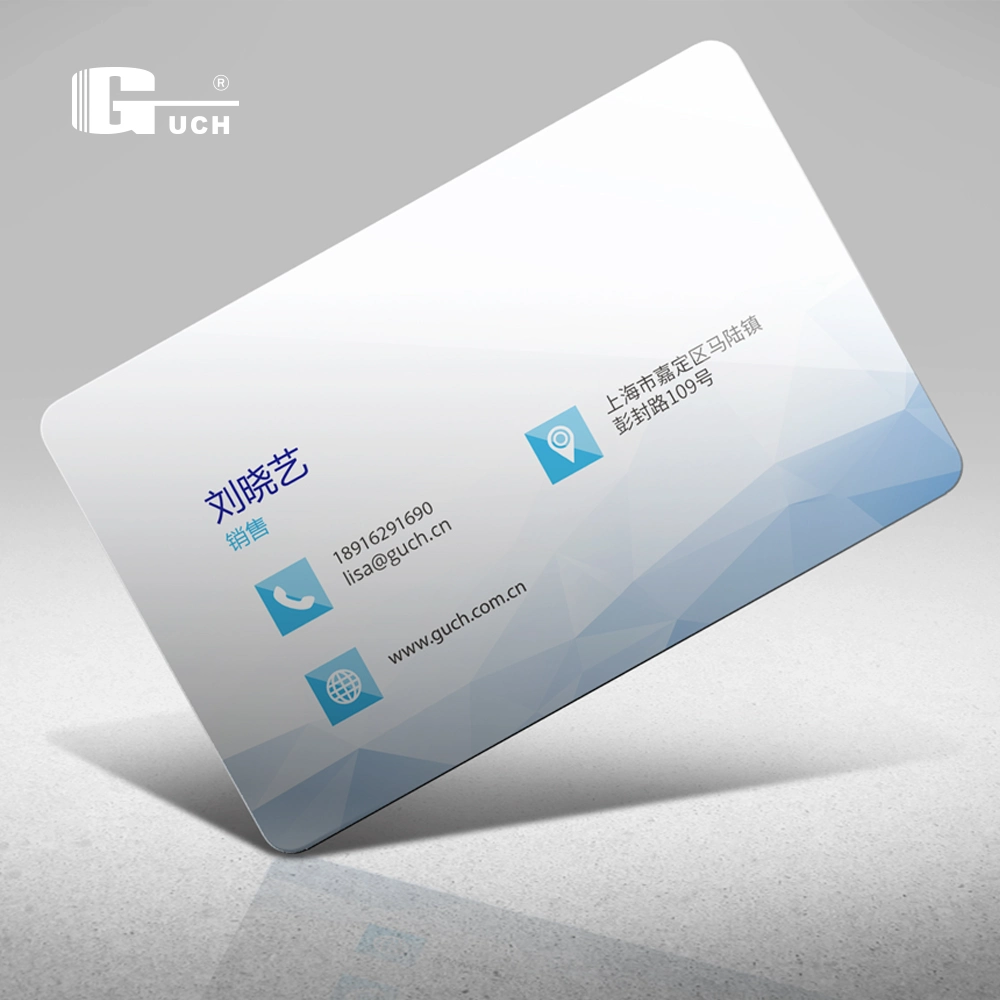 Inkjet Both Sides Printable Flexible Plastic PVC Business Card