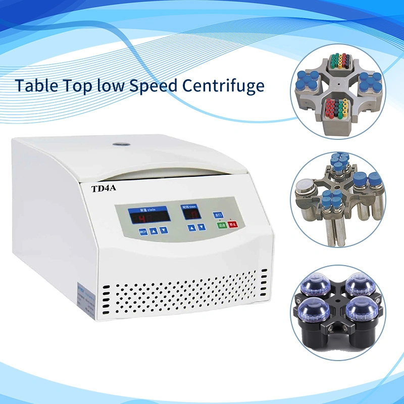 Low Speed Laboratory Centrifuge Portable Centrifuge