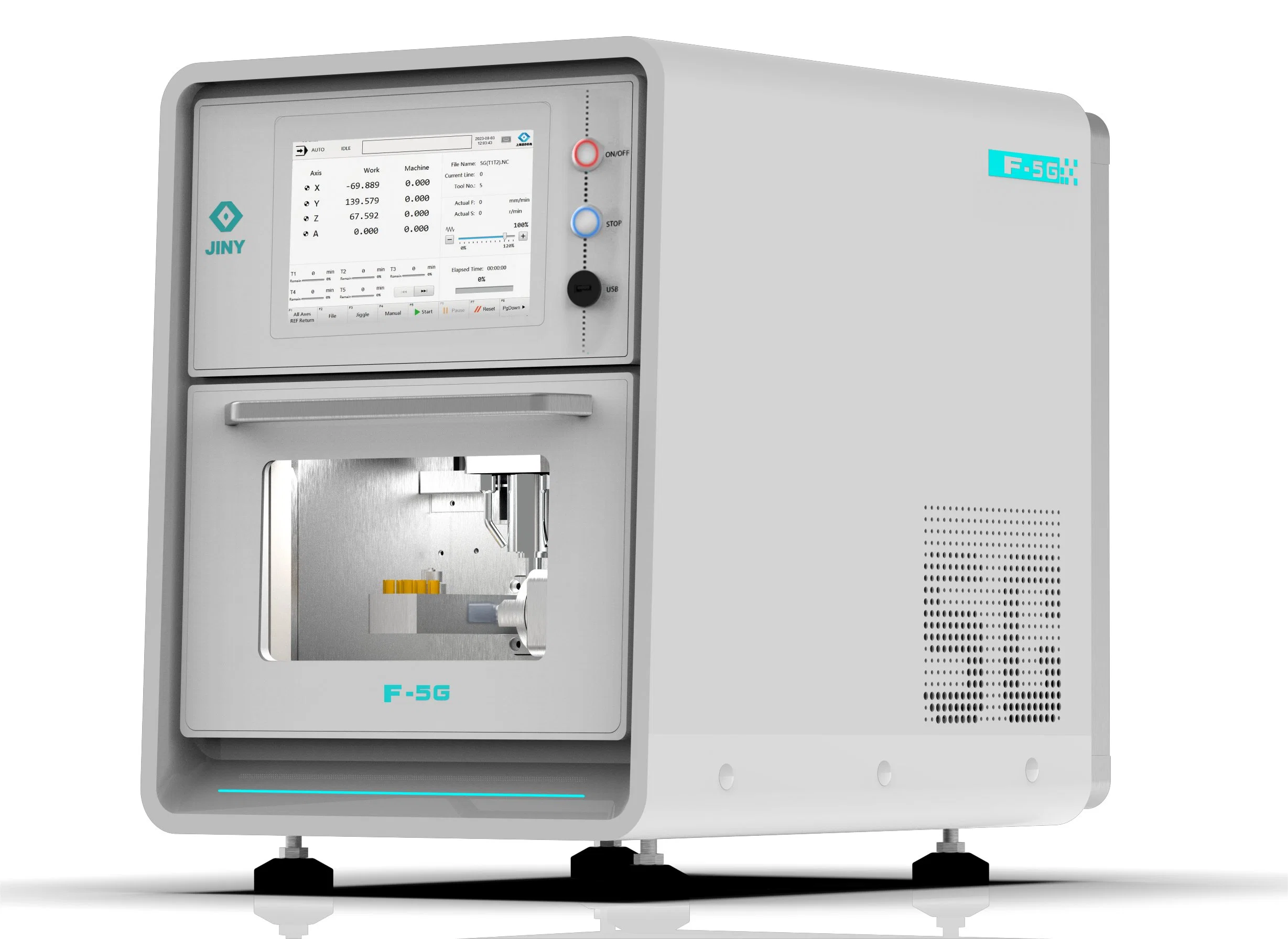 5-Axis Dental Clinic Nassschleifmaschine für Glas Keramik