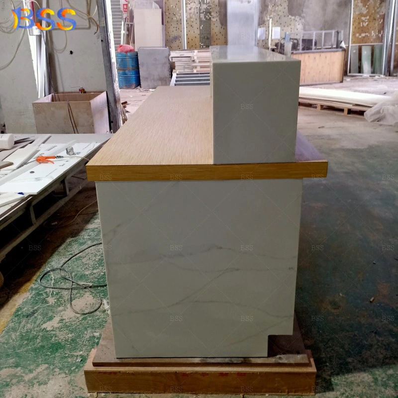 Marble Reception Counter Medical Beauty Salon Reception Front Counter