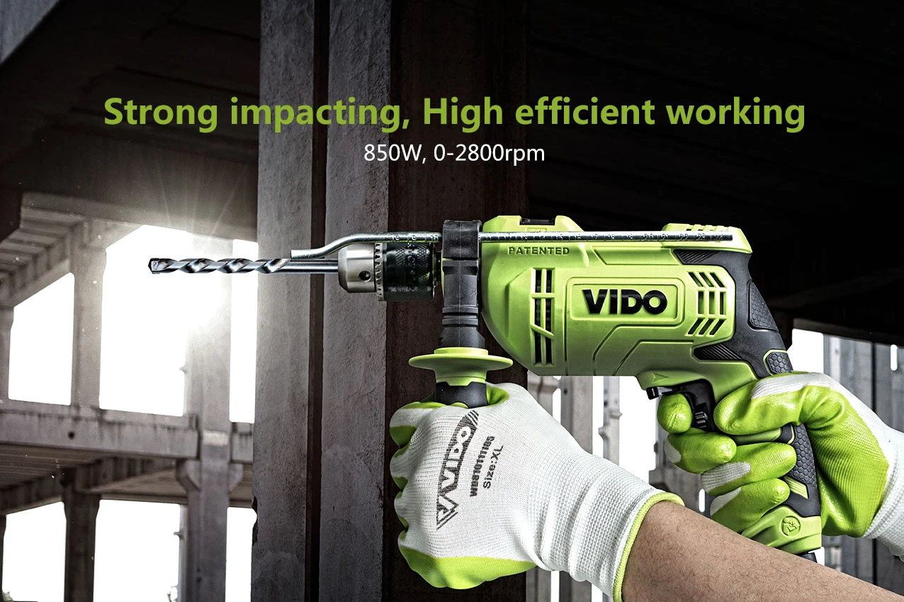 Vido 850W Impact Drill Power Tool